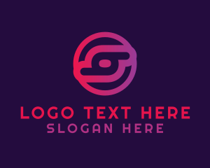 Song - Mobile Application Letter S logo design