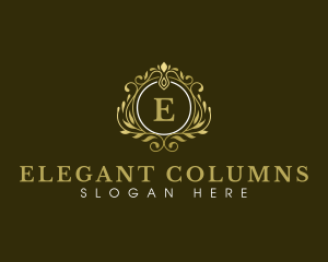 Elegant Ornament Crown logo design