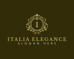 Elegant Ornament Crown logo design