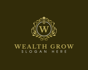 Elegant Ornament Crown logo design