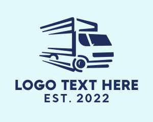 Trail - Logistics Delivery Truck logo design