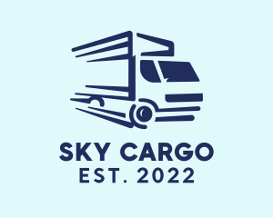 Logistics Delivery Truck logo design