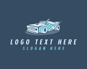 Fast - Lightning Fast Car logo design