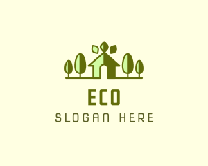 Green House Landscape Logo