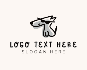 Dog Pet Sunglasses Logo