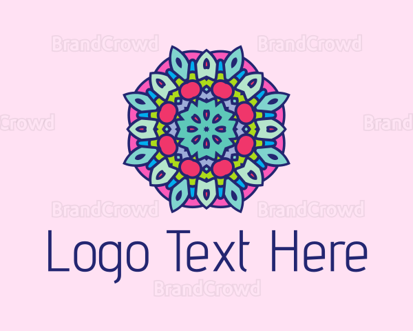 Colorful Indian Textile Logo