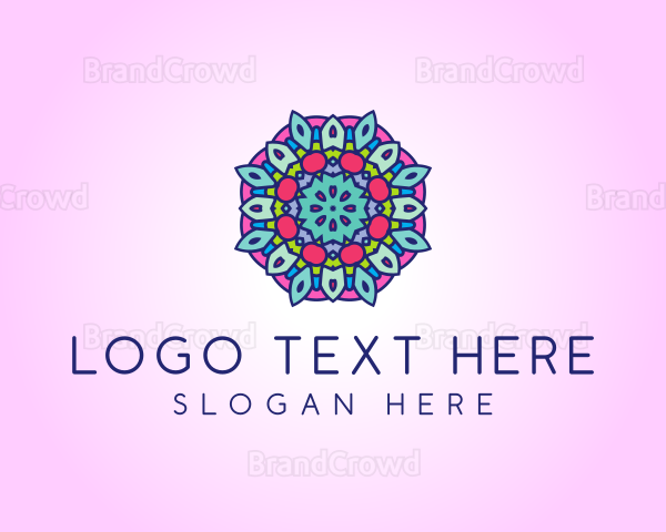 Intricate Mandala Pattern Logo