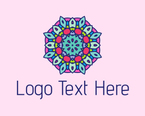 Colorful Indian Textile  Logo