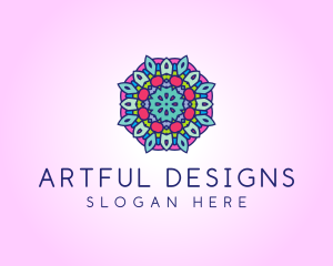 Intricate Mandala Pattern logo design