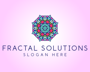 Fractal - Intricate Mandala Pattern logo design