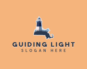 Massachusetts State Lighthouse  logo design