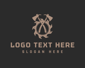 Lumberjack Axe Workshop Logo