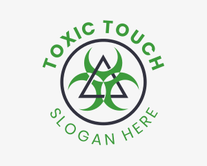 Toxic - Hazard Chemical Laboratory logo design