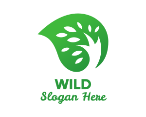 Green Seed Leaf Logo