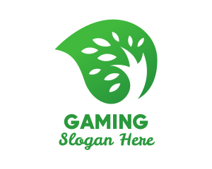 Clean - Green Seed Leaf logo design