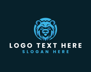 Polar Bear - Wild Bear Animal logo design