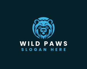 Wild Bear Animal logo design