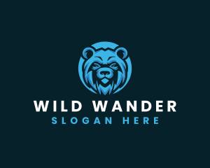 Wild Bear Animal logo design