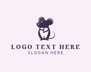 Rodent - Mouse Dental Tooth logo design