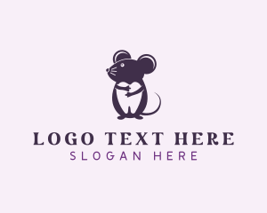 Pediatric - Mouse Dental Tooth logo design