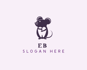 Mouse Dental Tooth Logo