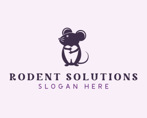 Mouse Dental Tooth logo design