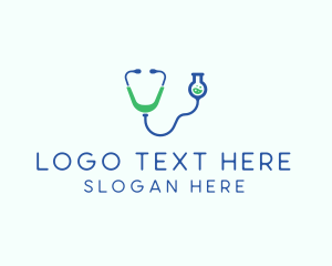 Healthcare - Medical Stethoscope Laboratory logo design