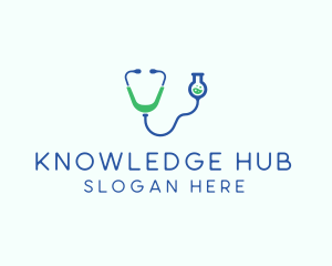 Medical Stethoscope Laboratory Logo
