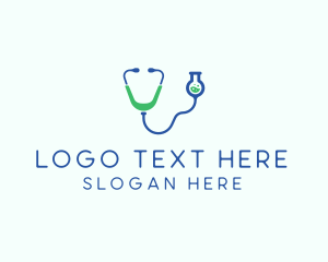 Scientific - Medical Stethoscope Laboratory logo design