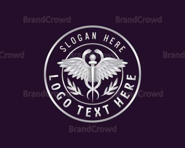 Premium Medical Caduceus Logo