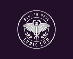 Premium Medical Caduceus logo design