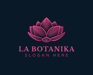 Lotus Flower Relaxation logo design