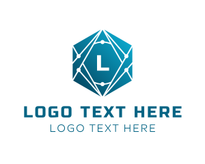 Microchip - Generic Hexagon Tech logo design