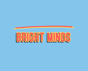 Bright Retro Pop logo design