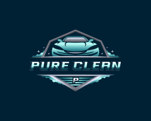 Car Cleaning Wash logo design