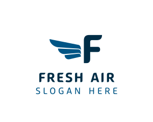 Logistics Delivery Wings logo design