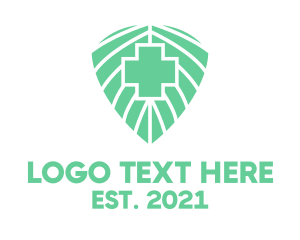 Center - Cross Life Saver logo design