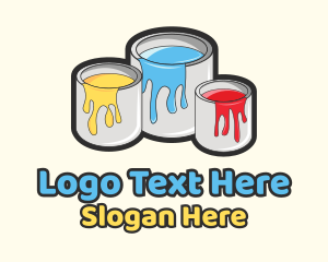 Color Paint Bucket Logo