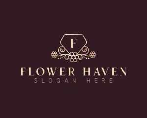 Flower Diamond Jewelry logo design