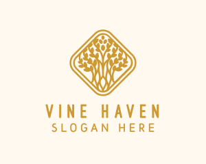 Nature Tree Vine  logo design