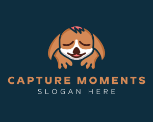 Dog - Sleeping Dog Animal logo design