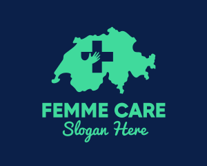 Swiss Switzerland Care logo design