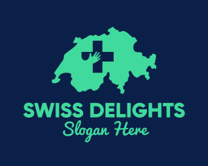 Swiss Switzerland Care logo design