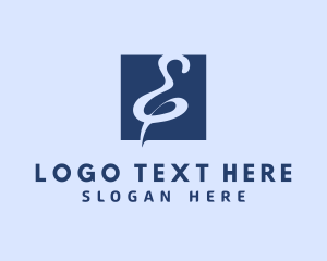 Square - Minimalist Note Letter E logo design