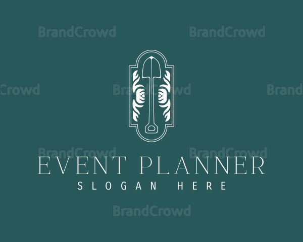 Premium Ornamental Shovel Logo