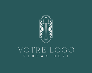 Premium Ornamental Shovel Logo