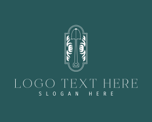 Premium - Premium Ornamental Shovel logo design