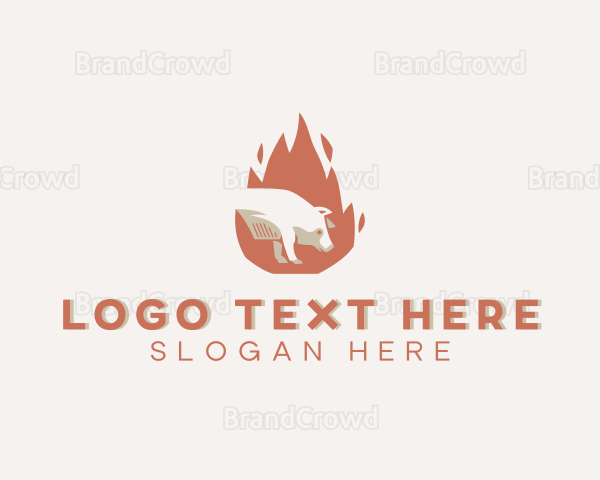 Hot Roast Pig Logo