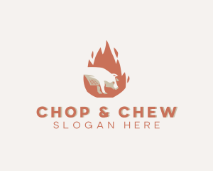 Hot Roast Pig  Logo