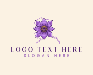 Fireweed - Pasqueflower Bloom Alaska logo design